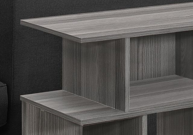 Monarch Specialties Inc. 24"H Grey Accent Table-2