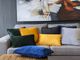 Livia Pom Pom Dark Blue Decorative Pillow-3