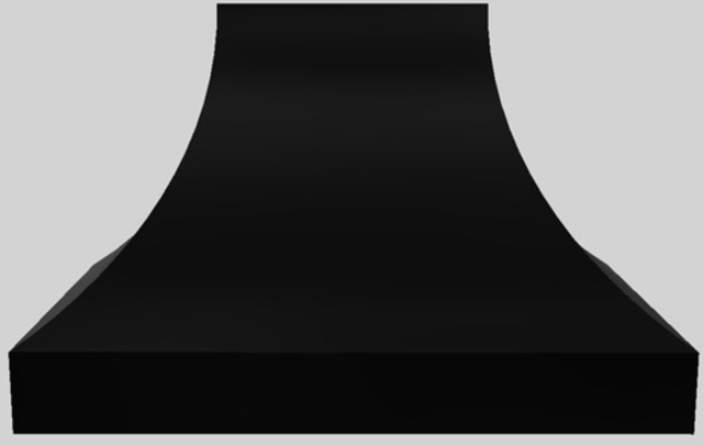 Vent-A-Hood® Designer Series 48" Black Wall Mounted Range Hood-0