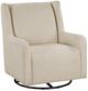 Coaster® Serra Sandy Beige Upholstered Manual Swivel Glider Recliner-0