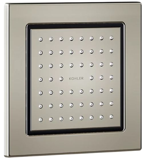 KOHLER® WaterTile® Vibrant Polished Nickel 2.5 GPM Square 54-Nozzle Single-Function Body Spray-0