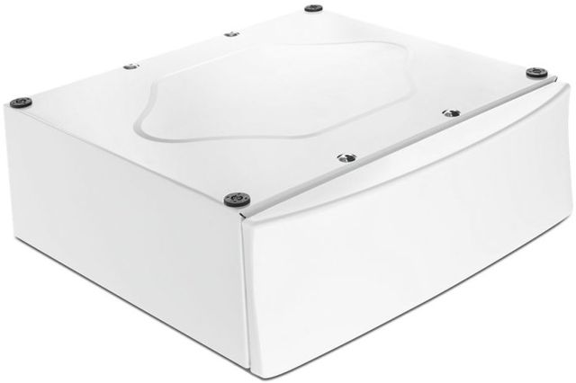 Maytag® 10" White Pedestal for Front Load Washer and Dryer-1