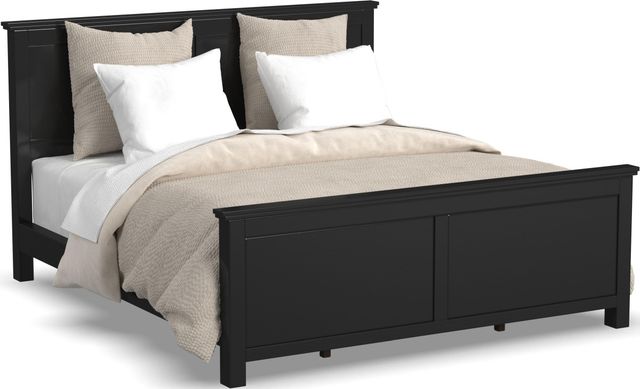 homestyles® Oak Park Black King Panel Bed-0