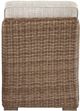 Signature Design by Ashley® Beachcroft Beige Aluminum/Fabric/Wicker Outdoor Armless Chair-2