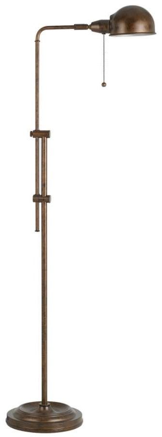 Cal® Lighting & Accessories Croby Pharmacy Rust Floor Lamp-0