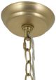 YHD Satin Brass 3-Light Chandelier-4