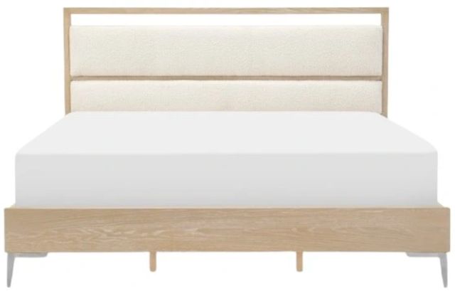 Legacy Classic Biscayne Alabaster/Malabar King Upholstered Panel Bed-1