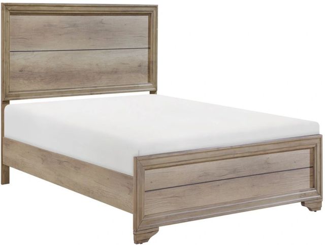 Homelegance® Lonan Natural Twin Panel Bed-0