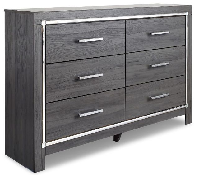 Signature Design by Ashley® Lodanna 4-Piece Gray Queen Storage Bed Set-2