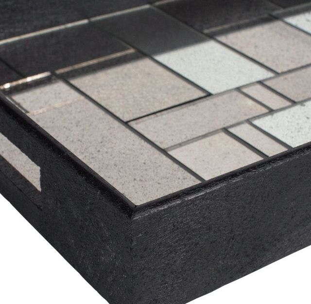 Uttermost® Modern Black Mosaic Tray-3