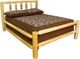 Best Craft Furniture W62 White Cedar Queen Econo Panel Bed-0