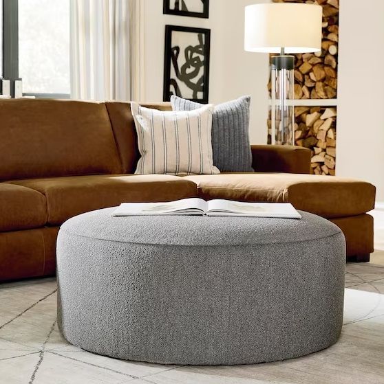 Bassett® Furniture Kelly 44" Round Ottoman-1