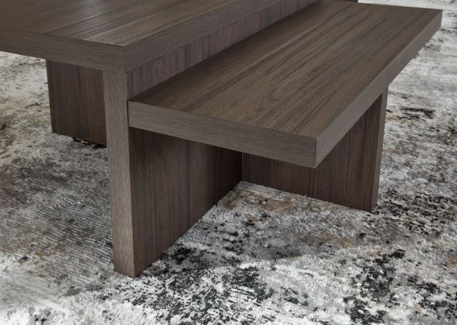 Signature Design by Ashley® Zendex 2-Piece Dark Brown Occasional Table Set-6