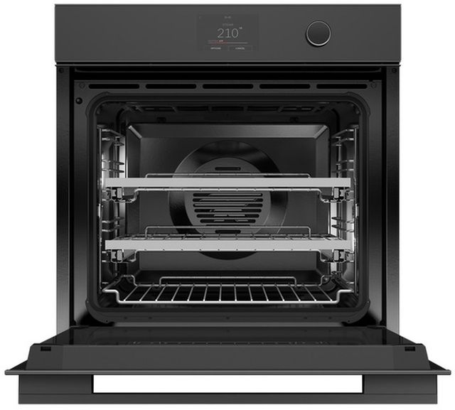 Fisher & Paykel Series 11 24" Black Glass Combination Steam Oven-3