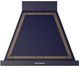 Ilve® Nostalgie II Noblesse 30" Midnight Blue Wall Mounted Range Hood with Burnished Trim-0