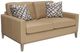 Bernards Tarrington Caramel Leather Loveseat-0