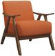 Homelegance® Damala Orange Accent Chair-0
