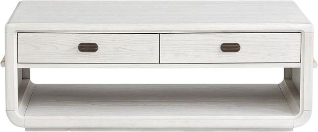 Magnussen Home® Sunset Cove Moonlight Pearl Rectangular Cocktail Table with Casters-2