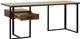 Mazin Furniture Sedley Walnut Return Desk-1
