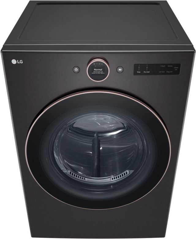 LG 7.4 Cu. Ft. Black Steel Front Load Electric Dryer-2