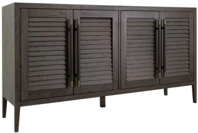 YHD Gemi Dark Brown Large 4-Door Cabinet-0