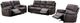 Mazin Furniture Easton Grey Upholstered Rocker Recliner-3