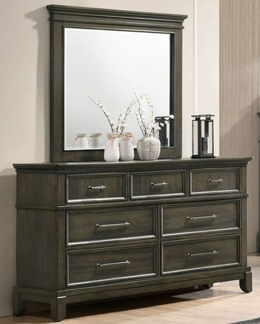 Furniture of America® Houston Gray Dresser-2