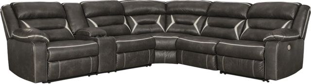 Signature Design by Ashley® Kincord 4-Piece Midnight Modular Power Reclining Sectional -0