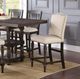 Winners Only® Xcalibur Espresso/Oatmeal Bar Stool-1