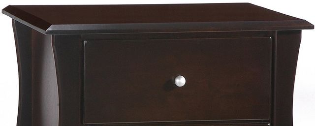 Night & Day Furniture™ Clove Cases Dark Chocolate Nightstand-1