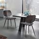 Armen Living Miki 2-Piece Black/Walnut Dining Side Chair Set-1