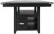 Jofran Inc. Altamonte Dark Charcoal High-Low Square Counter Dining Table-2