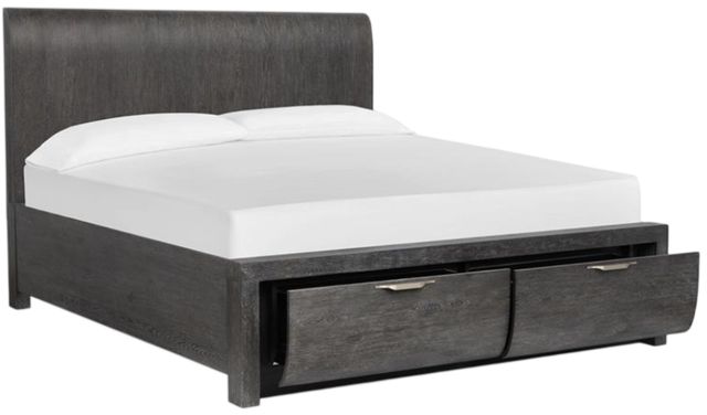 Magnussen Home® Kinsley Black Heron King Panel Storage Bed-3