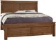 Artisan & Post by Vaughan-Bassett Cool Rustic Amber King Panel Mansion Bed-0