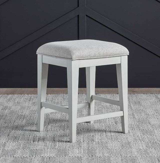 Liberty Furniture Berkley Square Linen/Taupe Console Stool-1