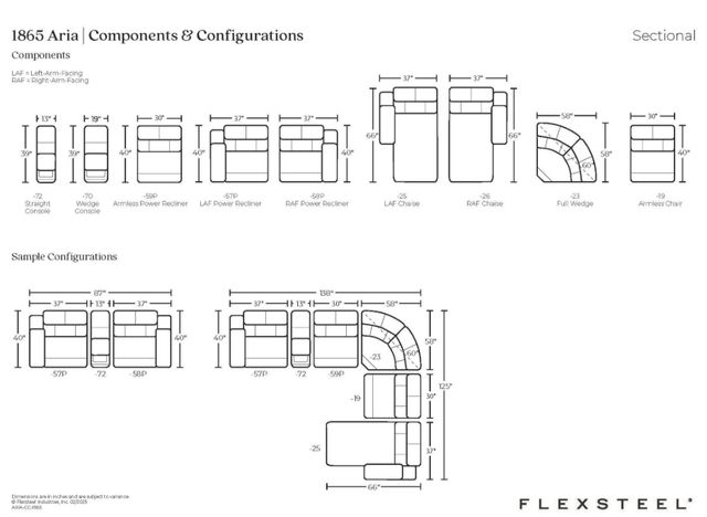 Flexsteel® Customizable Aria 9-Piece Modular Power Reclining Sectional-2