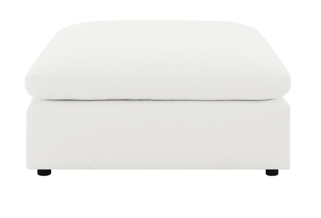 Coaster® Raleigh Ivory Boucle Upholstered Ottoman-1