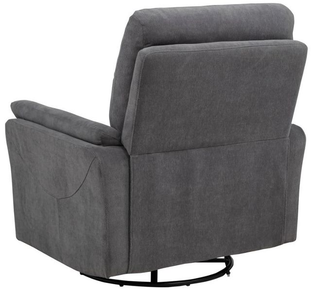 Coaster® Adler Gray Swivel Glider Power Recliner-4