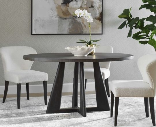 Uttermost® Pulsar Gray Walnut Dining Table-1