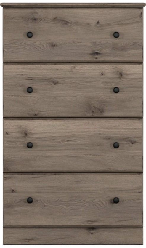 Perdue Woodworks 13,000 Essential Brown/Gray 26" 4-Drawer Chest-1