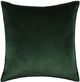 Livia Velvet Stitches Dark Green Decorative Pillow-0
