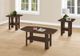 Monarch Specialties Inc. 3 Piece Walnut Table Set-1
