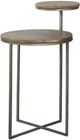 Coaster® Yael Natural Accent Table with Gunmetal Leg-0
