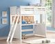 ACME Furniture Lacey White Twin Loft Bed with Desk-1