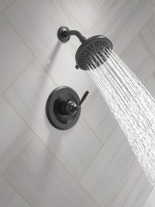 Delta Roe™ Monitor® 14 Series Matte Black Shower Only-1