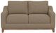 International Furniture Direct Olivo Brown Loveseat-2