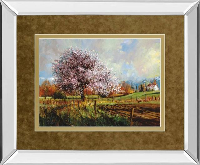 Classy Art Spring Blossoms by Larry Winborg Mirror Framed Wall Art-0