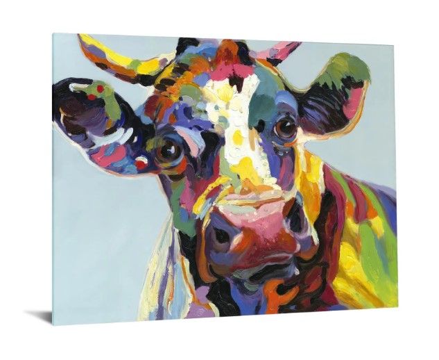 Classy Art Abstract Cow Wall Art-1