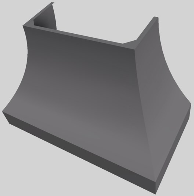 Vent-A-Hood® Designer Series 48" Gunsmoke Wall Mounted Range Hood-4