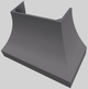 Vent-A-Hood® Designer Series 48" Gunsmoke Wall Mounted Range Hood-4